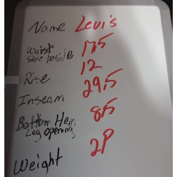 Levi's Jeans Men's 36‎ 30 Button Fly 501 - Picture 8 of 8